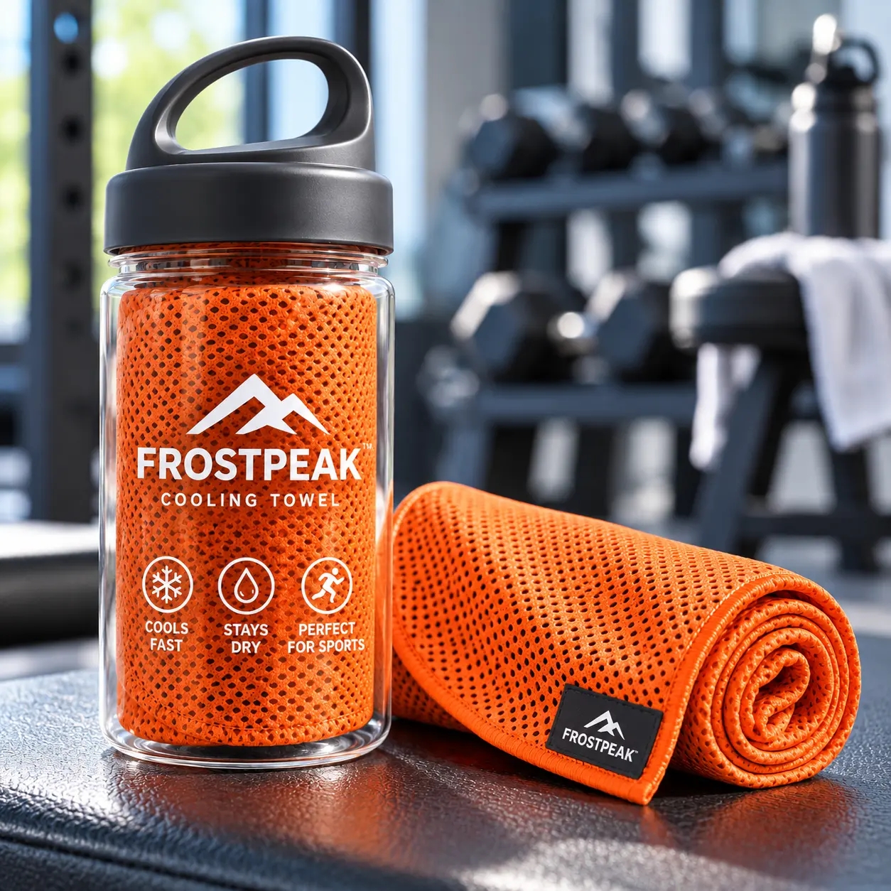 Custom Cooling Towels in a Bottle for Summer Events and Outdoor Activities
