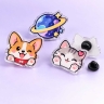 Custom Acrylic Pins for Creative Logo and Artwork Designs thumbnail 1