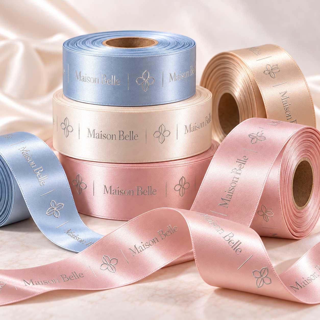 Custom Ribbons for Events, Awards and Branded Packaging