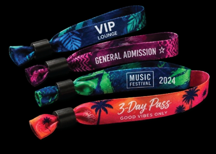 Custom Fabric Wristbands for Festivals and Multi-Day Events