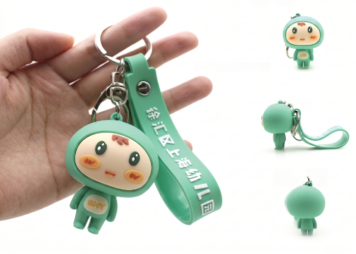 3D PVC Custom Keychain