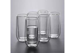 270ml Double Wall Glass Mug