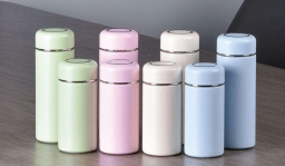 240ml One-Press Stainless Steel Insulated Tumbler