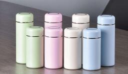 240ml One-Press Stainless Steel Insulated Tumbler