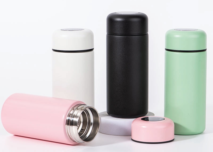 240ml One-Press Stainless Steel Insulated Tumbler